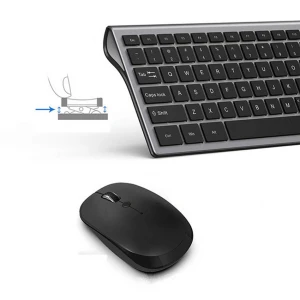 Hot Selling Full Size 2.4G Colored Wireless Keyboard and Mouse Combo for Computer