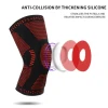 Hot Selling Knee Brace Silicone pad Sleeve Running Sports Spring Support Outdoor Sports Basketball Knee Brace