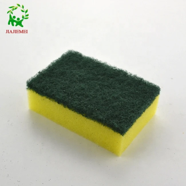hotsale abrasive cleaning scouring pad kitchen sponge scourer foam high quality