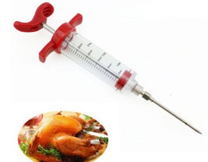 Household Bbq Tools Reusable Seasoning Turkey Meat Needle Marinade Injector