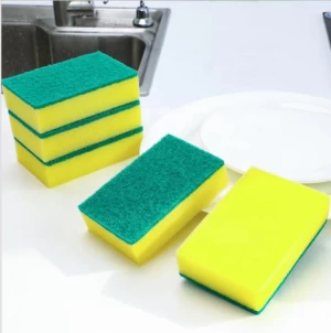 Household Cleaning Dishwashing Scouring Pads Scrub Sponge Pads