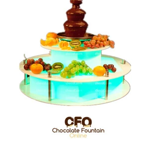 illuminated Surround Chocolate Fountain Surround Display Led base