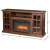 Import Independent remote control electric fireplace with Wood material electrical fireplace TV stand from China