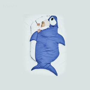 Infant Baby Shark Sleeping Bag Used in Outdoor Stroller Sleeping Bag Organic Cotton or Air-conditioned Room