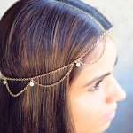 Innovative design wave tassel hair accessories headband