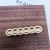 Import Ins hot selling metal hair accessories girls retro chain hair clips retro gold cycle chain hairpins from China
