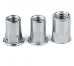 insert Flat Head Blind knurled rivet nut M8 , bilnd Steel M3 M4 M5 M6 M8 M10 M12 Rivet Nut nutserts SUS 304 Blind rivet nut