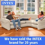 INTEX 68575 American Style White modern inflatable corner sofa