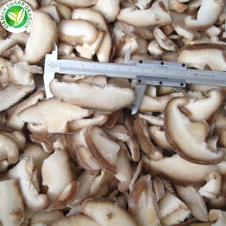 IQF Bulk greenhouse cultivation organic frozen shiitake mushroom blocks with1kg price