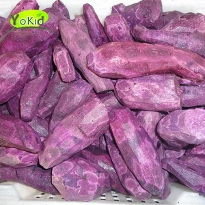 IQF Frozen Purple Sweet Potato In Good Quality In Bulk