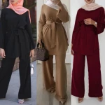 Islamic Clothing Muslim WomenS Middle East New Suit Dubai Abaya Two-Piece Southeast Asian Clothing 2021
