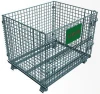Japanese Folding Wire Mesh Basket With Caster