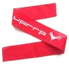 Japanese Nihon style hair band sports red head ribbon with white printing cheering squad hairbow headband