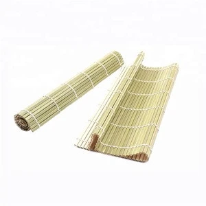 Japanese Square Bamboo Sushi Roller Mat Sushi Maker Tools Rolling Mat Kit