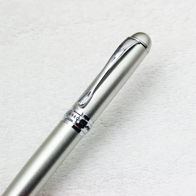 Je-55 Stock pen jinhao x750 good quality calligraphy writing pen silver metal fountain pen