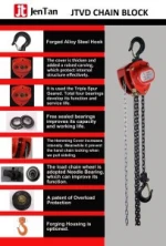 JenTan China supplier 2 ton chian hoist/hand chain lifting tools