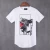 Import JET FUEL Promotional Tee-Shirt Graphic Tees shirt homme coton T-Shirt Wholesale White Tshirt With Rounded Bottom T Shirt Cool from China