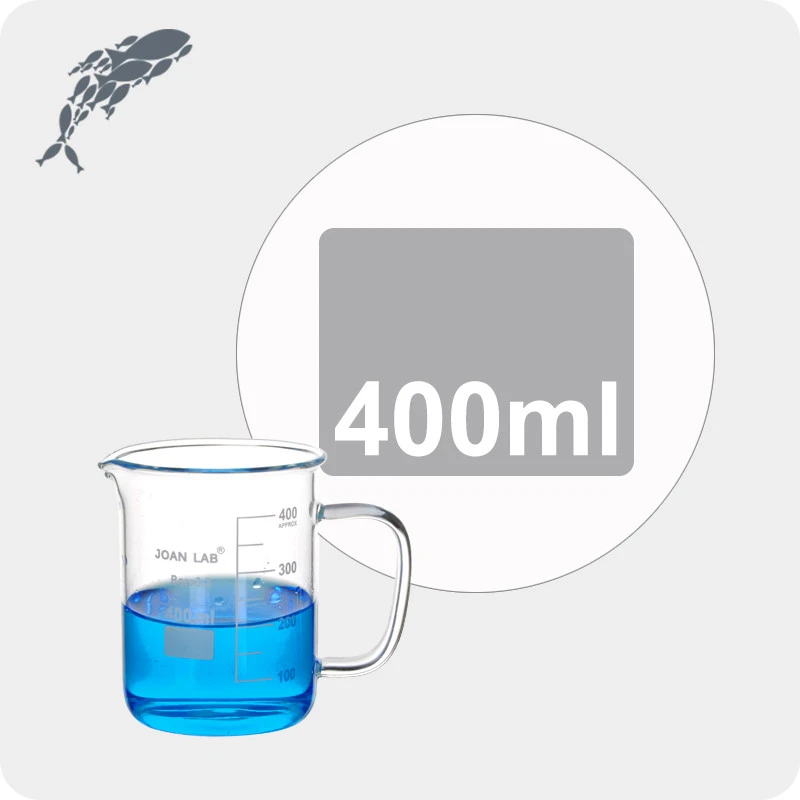 JOAN Laboratory Beaker Borosilicate Glass Beaker Mug With Handle Supplier