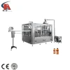 Juicer Production Line Processing Machine, 3in1 Glass Bottle Juce Filling Machine Line