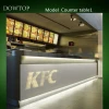 KFC restaurant artificial marble checkout cashier counter