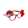 Kids Adult Christmas hat glass Eyeglass Costume Eye Frame Party Decor Gift Novelty Ornament Costume Accessory