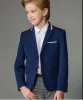 Kids contrast lapel blazer uniform