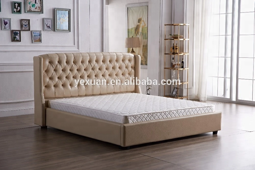 King size 5 star wooden hotel bed