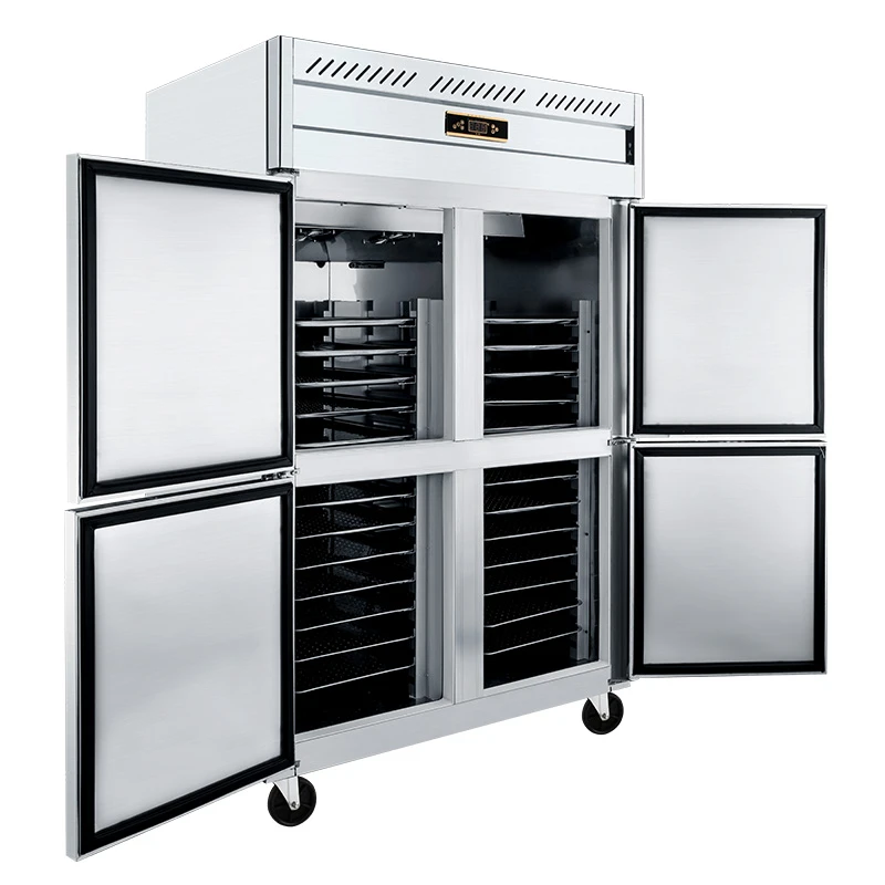 kitchen equipment upright tray freezer restaurant refrigerator