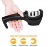 Kitchen Knife Sharpener - 3-Stage Knife Sharpening Tool Helps Repair, Restore and Polish Blades