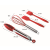 Kitchen Silicone Utensil Set of 10 Cooking Tools