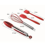 Kitchen Silicone Utensil Set of 10 Cooking Tools
