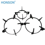 Kitchen stainless steel 3 burner gas cooking hob