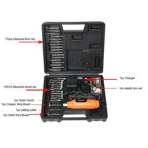 KMD02-C60B 12V lightweight design mini hand drill machine set with 60pcs parts