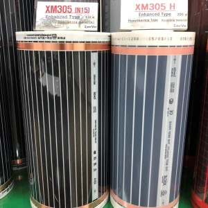 KOREA BEST Carbon Infrared Radiant Heating Film RexVa XICA graphene heating element floor heating foil, CE, UL, SASO CERTI