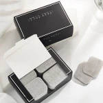 Korea Hot Products Lint Free Bamboo Charcoal Makeup Remover Cotton Pads