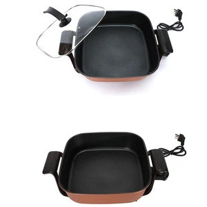 Korean style Wholesale electric hot pot multi-function frying pans for home cooking