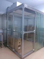 Laminar flow air spray booth high class clean room area