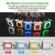 Import LANBOO kcd1 led plastic metal push button 2NO 4pins square switch 250v 15A green red Yellow, blue from China