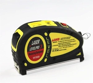 Laser level tape measure