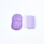 Latest Disposable Convenient Washing Hand Bath Travel Jasmine Scented Slice Sheets Foaming Box Paper Soap