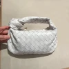Latest weave leather handbag