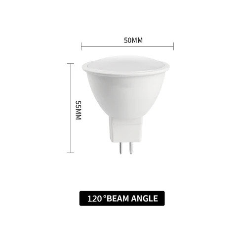 LED Color-adjusted Bulb AC85-265V 3W-9W Button switch CCT Spotlight MR16 Memory Function Color Temp Reset Light for Interiors