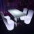 Import led light up bar coffee furniture led lighting restaurant table from China