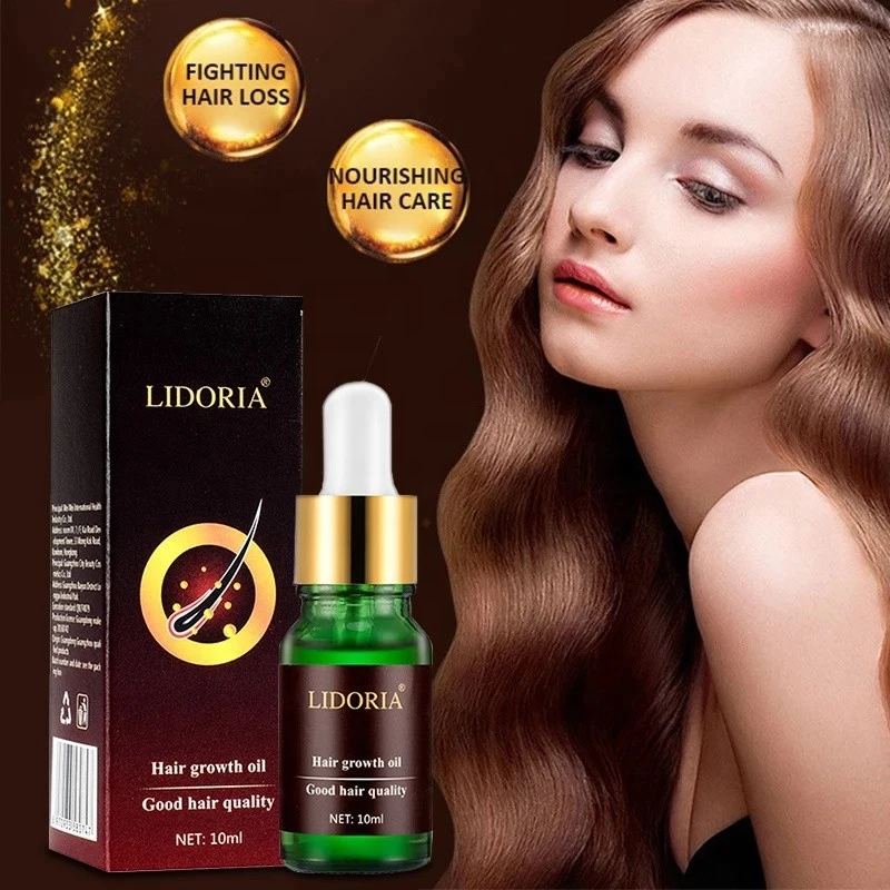 LIDORIA Hair Growth Essence Products Conditioner Oil Treatment Preventing Hair Loss Hair Care Repairing Regenerating Serum