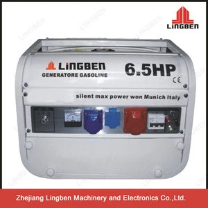 LingBen 2kw 6.5hp Air-Cooled Power Portable Electric Gasoline Honda Engine Price Mini Generator Set Series Italy