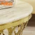 Import Living room furniture luxury hollow out gold marble top center round coffee table from China