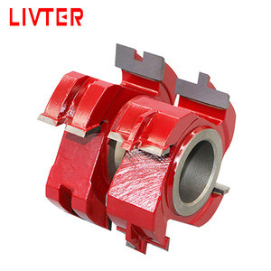 LIVTER Finger Jointer Cutter for Door Frame Making Spindle Moulder Cutter 2 pieces/set with TCT Cutter Woodworking Tools