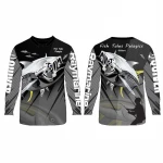Loose Fit Wholesale Fishing Jersey Fishing Shirts Crew Neck Jersey Long Sleeve Fishing Shirt