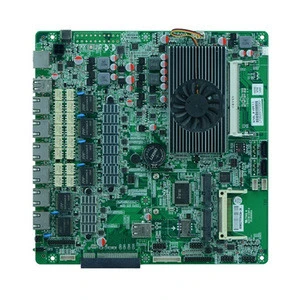 low cost pfsense dc 12v intel 1037u 6 lan firewall motherboard with 3G wifi and pcie X8 slot