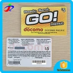Low MOQ standard size paper card calling